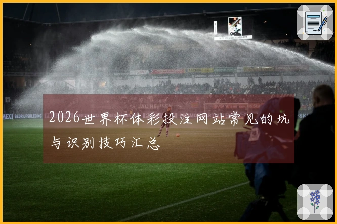 2026世界杯体彩投注网站常见的坑与识别技巧汇总